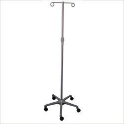 IV STAND,DELUXE,4 HOOKS,24" DIA,54"-84" ADJUSTABLE HEIGHT