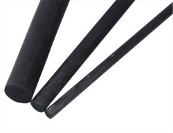 Bar, carbon fiber ESG, 3/16" W X 8" L