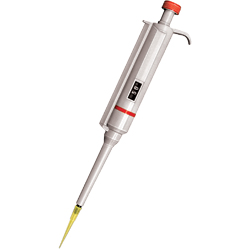 Pipette, adjustment volume, 0.2 to 1 ml with 200 tips