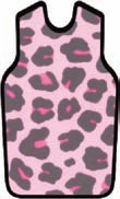APRON,X-RAY,W/QUICK RELEASE,SMALL,WILD CAT PINK