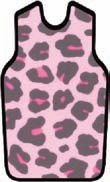 APRON,X-RAY,W/QUICK RELEASE,LARGE,WILD CAT PINK