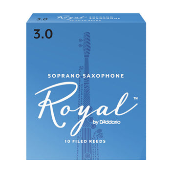 Royal by D'Addario Soprano Saxophone Reeds - Filed