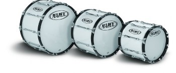 Mapex Qualifier 28"x14" Bass Drum-Gloss White