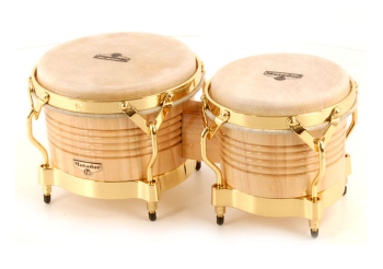 LP Matador Bongos Natural W/ Gold Hdwr
