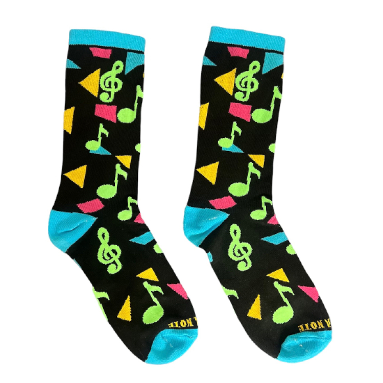 Are You Kidding Special Edition Music Note Socks