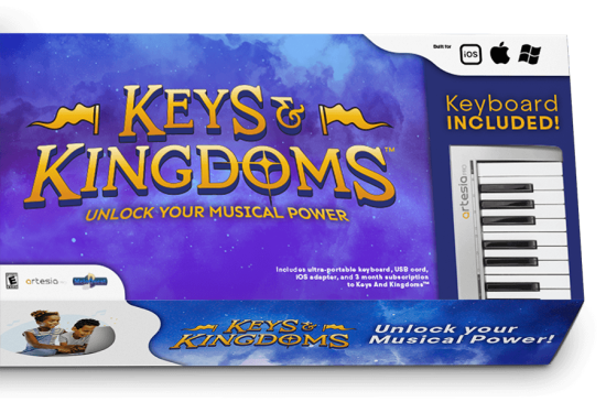 Keys and Kingdoms Piano Learning Adventure Game with Keyboard and 12 Month Subscription - iOS, Windows, Mac