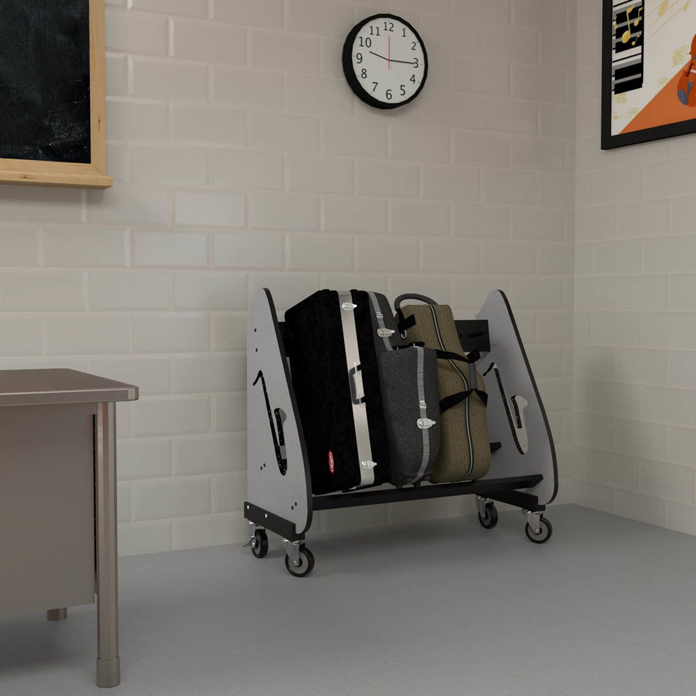 The Band Room™ Mobile Saxophone Case Rack, Instrument Racks: ShopNEMC