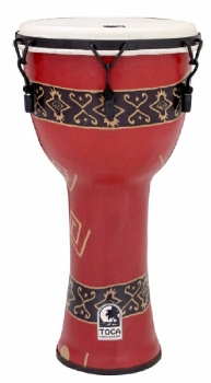 Toca Free Style 12" Mechanically Tuned Djembe Bali Red