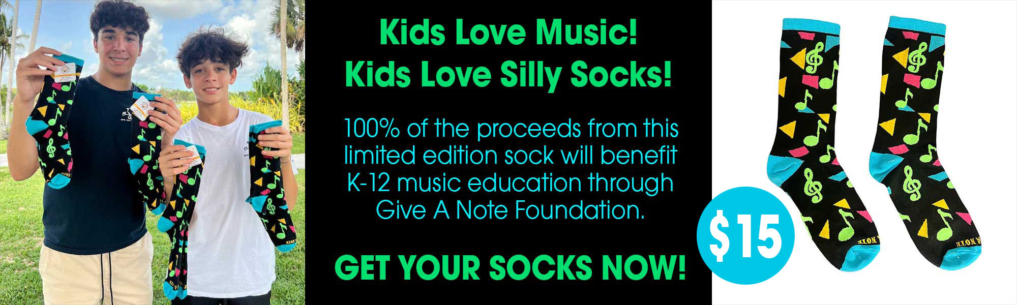 Give-A-Note Socks