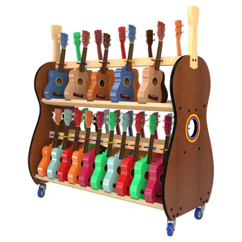 The Band Room&trade; Mobile 30-Soprano Ukulele Rack