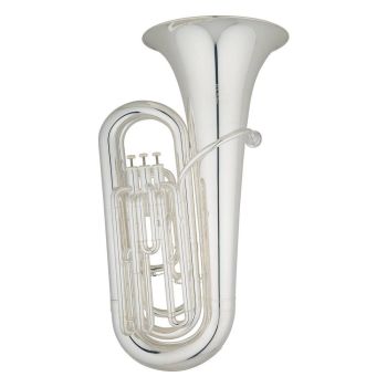 Eastman Student BB-flat Convertible Tuba - 3/4 Size, 3 Pistons, Silver-plated