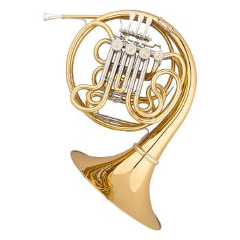 Eastman Performance Double F/B-flat Horn - Geyer-Knopf Wrap, Gold Brass Detachable Bell