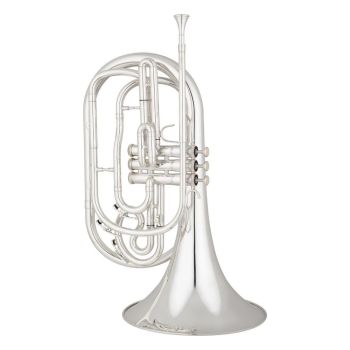 Eastman Student Marching French Horn - 3 Pistons, Silver-plated