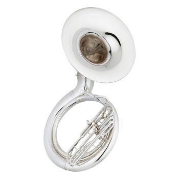 Eastman Marching B-flat Sousaphone - 3 Pistons, Silver-plated