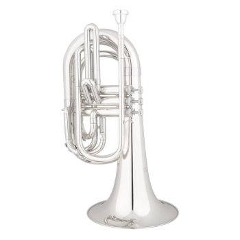 Eastman Student Marching B-flat Baritone Horn - 3 Pistons, Silver-plated
