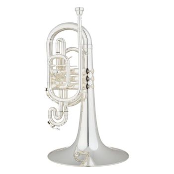 Eastman Marching F Mellophone - 3 Pistons, Silver-plated