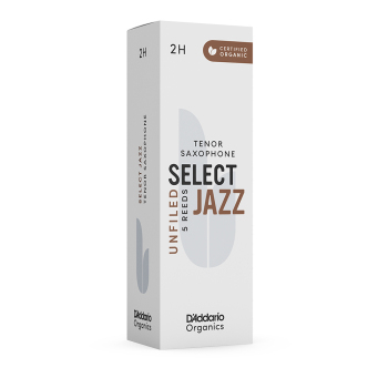 D'Addario Select Jazz Tenor Saxophone Reeds - Unfiled