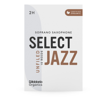 D'Addario Select Jazz Soprano Saxophone Reeds - Unfiled
