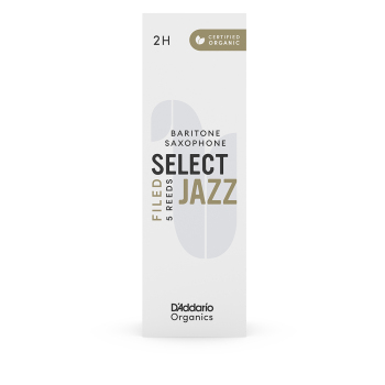 D'Addario Select Jazz Baritone Saxophone Reeds - Filed
