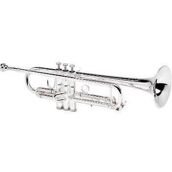 B&S "Challenger II" Professional Bb Trumpet - Silver Plating & Model #43 Bell 