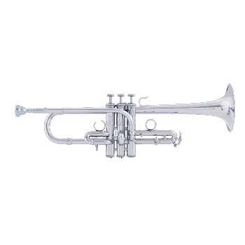 Bach Stradivarius "Artisan Collection" Eb/D Trumpet - Silver Plating