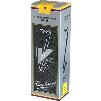 Vandoren V12 Bass Clarinet Reeds (5 per box)