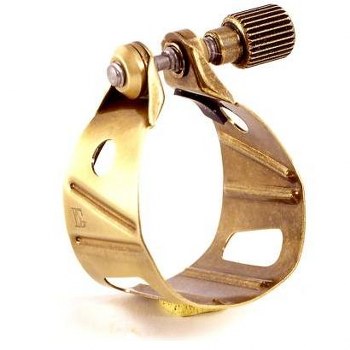 BG Metal Jazz Alto/Tenor Saxophone Ligature - Gold
