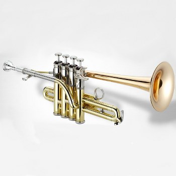 Jupiter XO Piccolo Trumpet - Rose Brass Bell