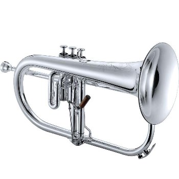 Jupiter XO Flugelhorn - Rose Brass Bell & Silver Plating