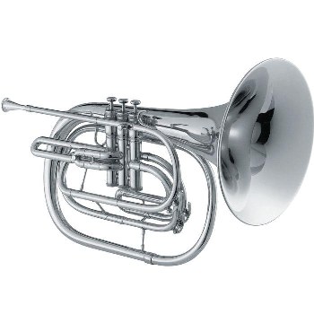 Jupiter Bb Marching French Horn [Silver Plated]