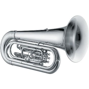 Jupiter 3/4 Size BBb Convertible Tuba - Silver