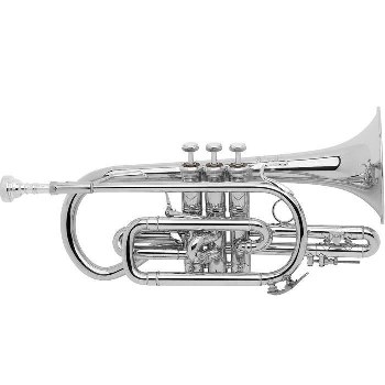 Bach Stradivarius Cornet - Silver Plated/Shepherd's Crook