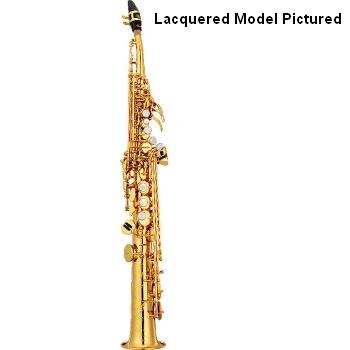 Yamaha Custom Z Curved Neck Soprano Saxophone - Silver Plating