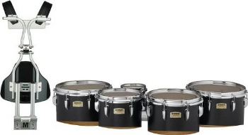 Yamaha Field-Corps MQT68023BF Marching Quint Set in Black with Carrier