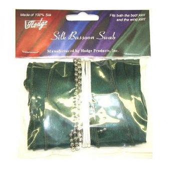 Hodge Bassoon Bocal Silk Swab - Multiple Colors