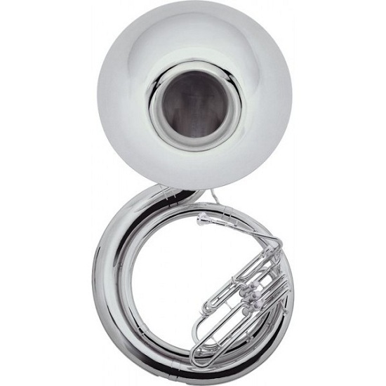 Jupiter Sousaphone - Silver Finish - Hard-Shell Case with Wheels
