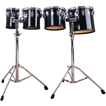 Ludwig Low-Range Concert Toms - Black Cortex