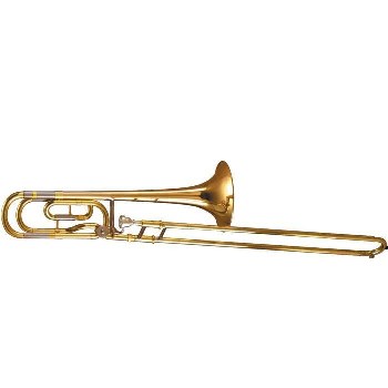 Yamaha Intermediate Trombone w/ F Attachment - Gold Brass Bell