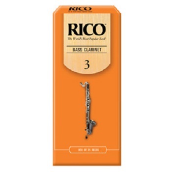 Rico Bass Clarinet Reeds - Box of 25
