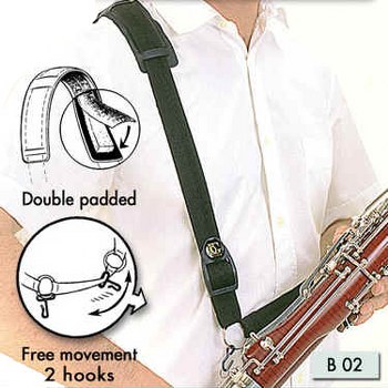 BG Saxophone Flex Strap with Snap Hook - SFSH – Weinermusic