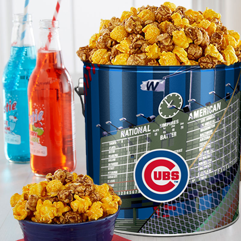 Garrett Popcorn Chicago Cubs Classic Tin