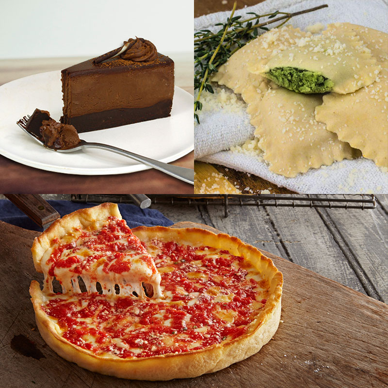 Perfect Pasta Gluten Free Ravioli Death By Chocolate Flourless Cake 2 Gluten Free Lou S Pizzas Tastes Of Chicago