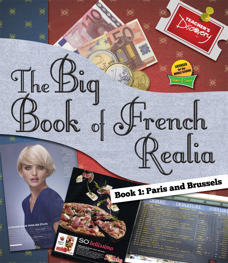 Big Book of French Realia: Paris and Brussels Book