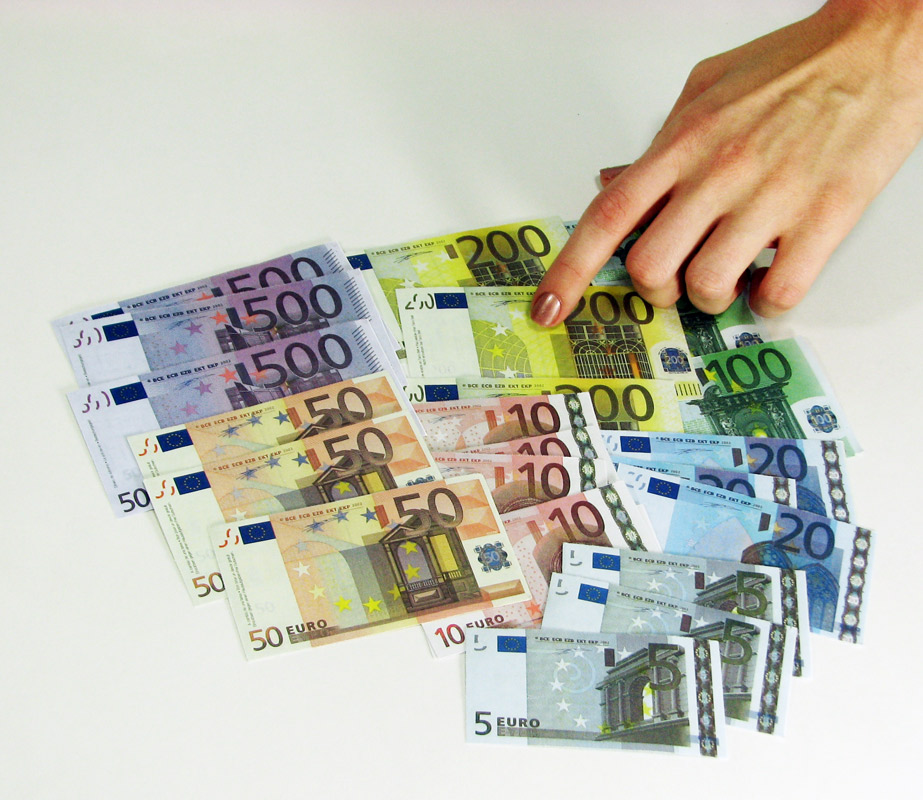 Euro Money 500 Notes