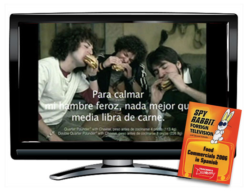 Spy Rabbit!™ Food Commercials in Spanish Video