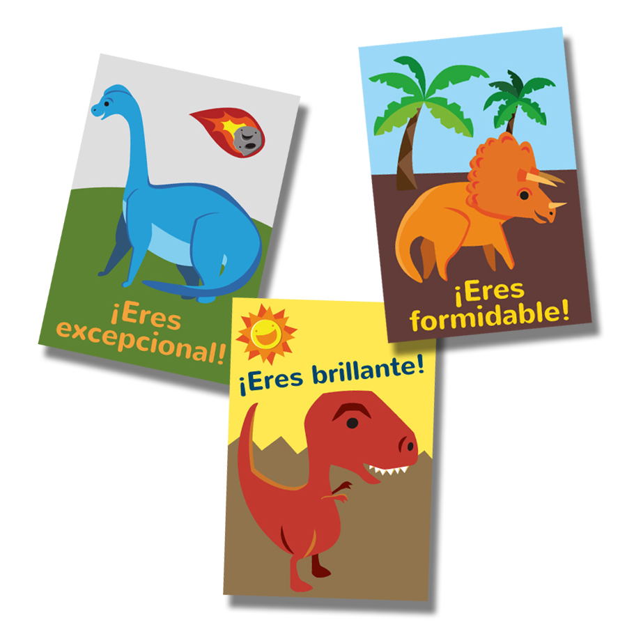 Dinosaur SER Spanish Stickers (60)