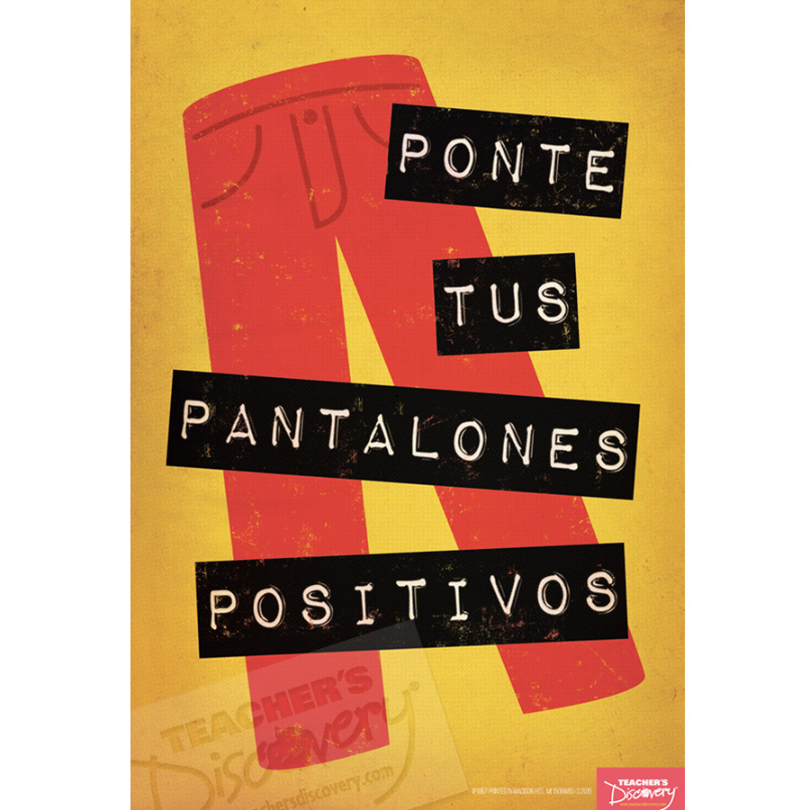 Positive Pants Spanish Mini-Poster