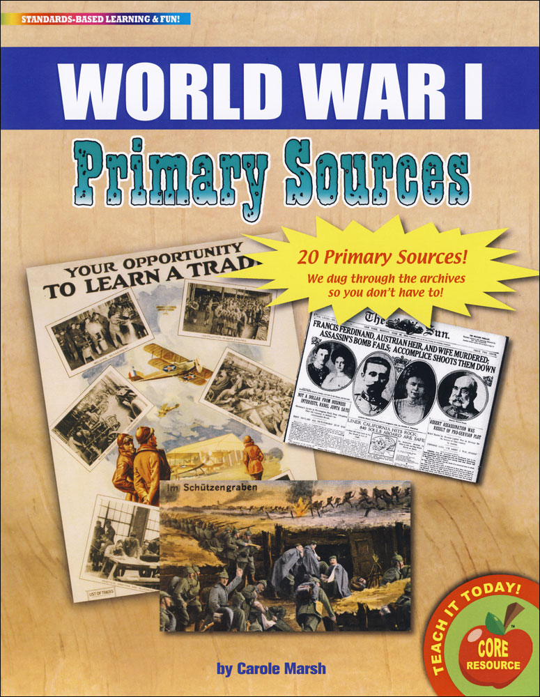 World War I Primary Sources Pack