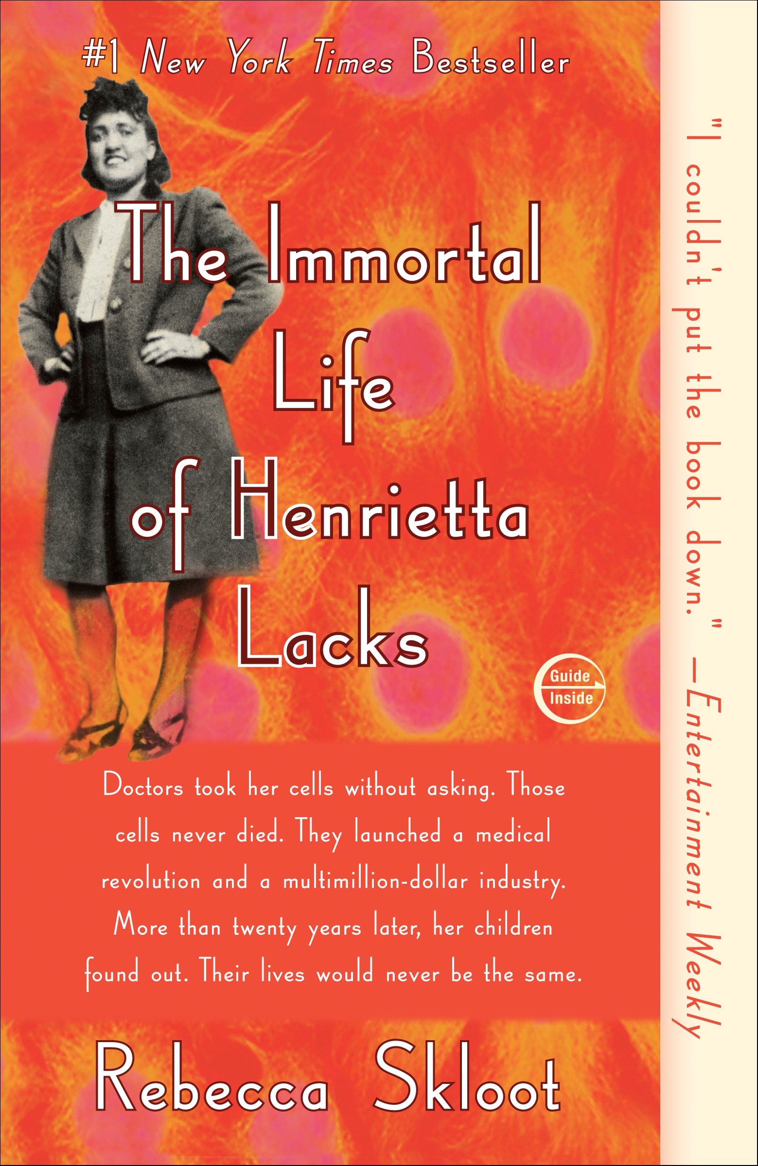 The Immortal Life of Henrietta Lacks Novel Paperback Book (1140L)