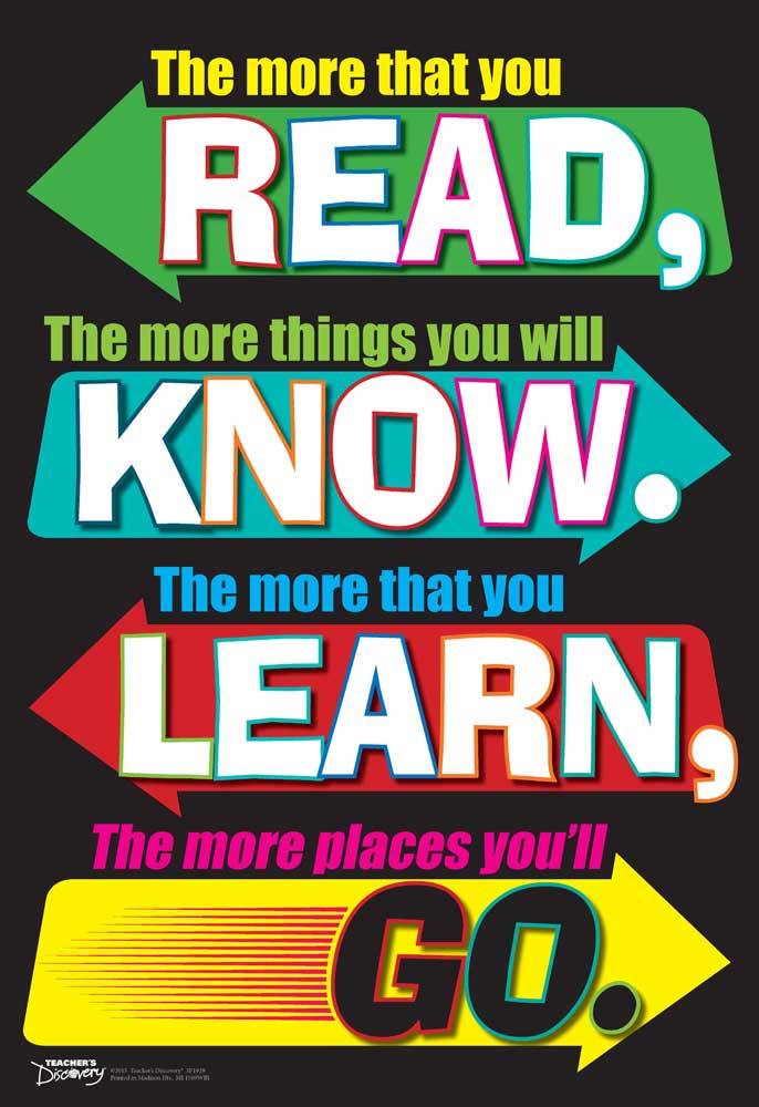 The More That You Read Mini-Poster